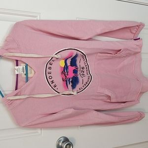 NWT Knoebels pink hoodie